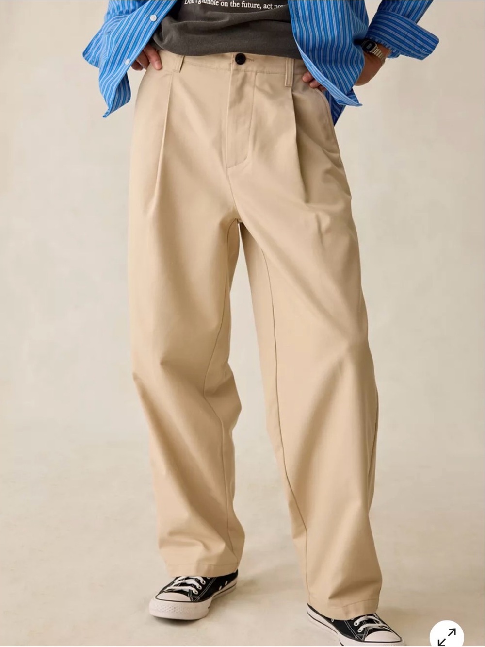 Obey Dean pleated pants
